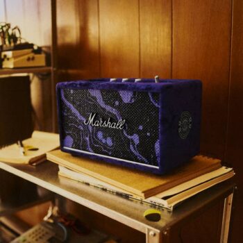 Hendrix revived in Marshall’s purple velvet speakers