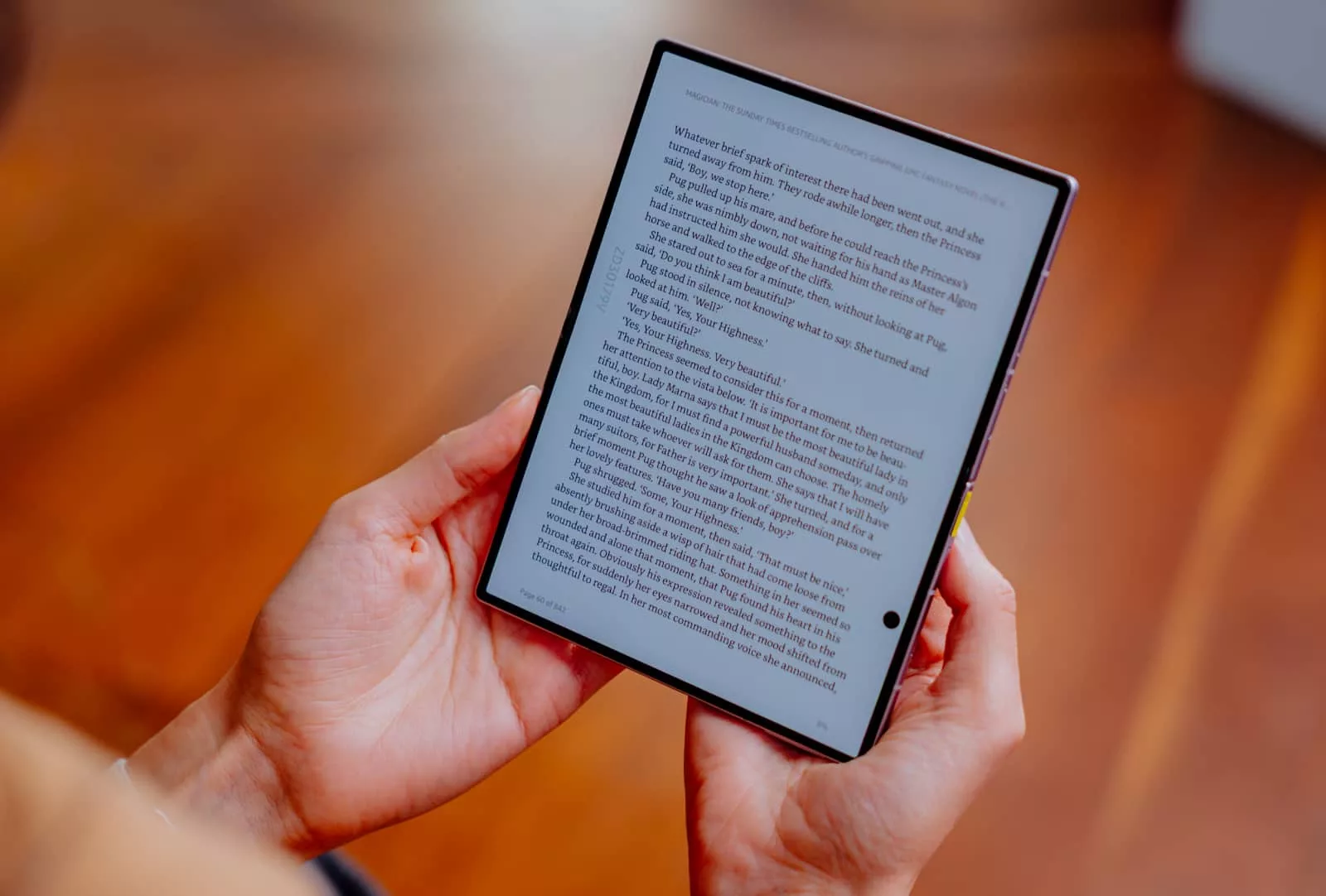 The new Fold8 will have an unfolded size and aspect ratio more like that of an eReader, but with a foldable AMOLED screen.